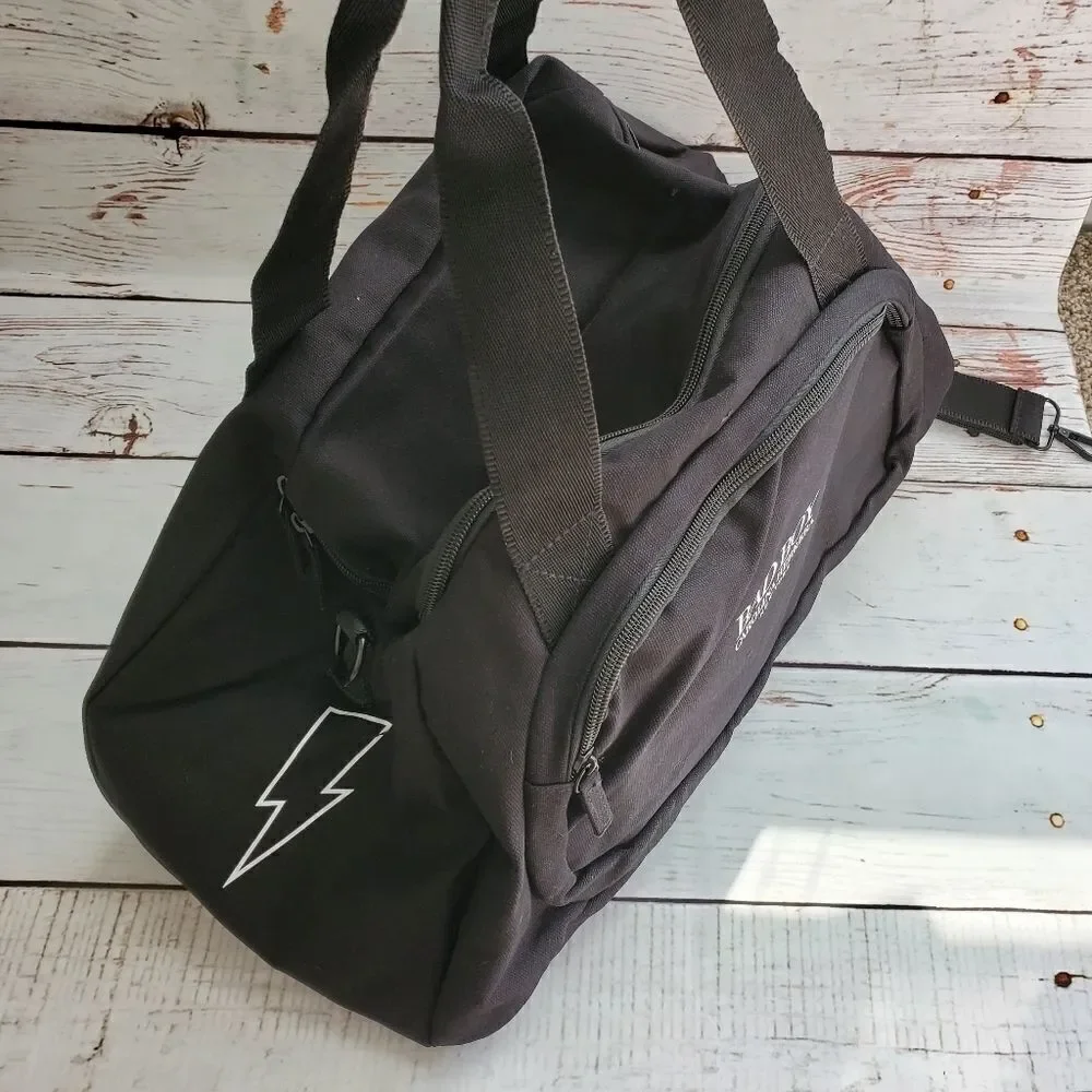 Carolina Herrera Bad Boy duffel gym black travel bag